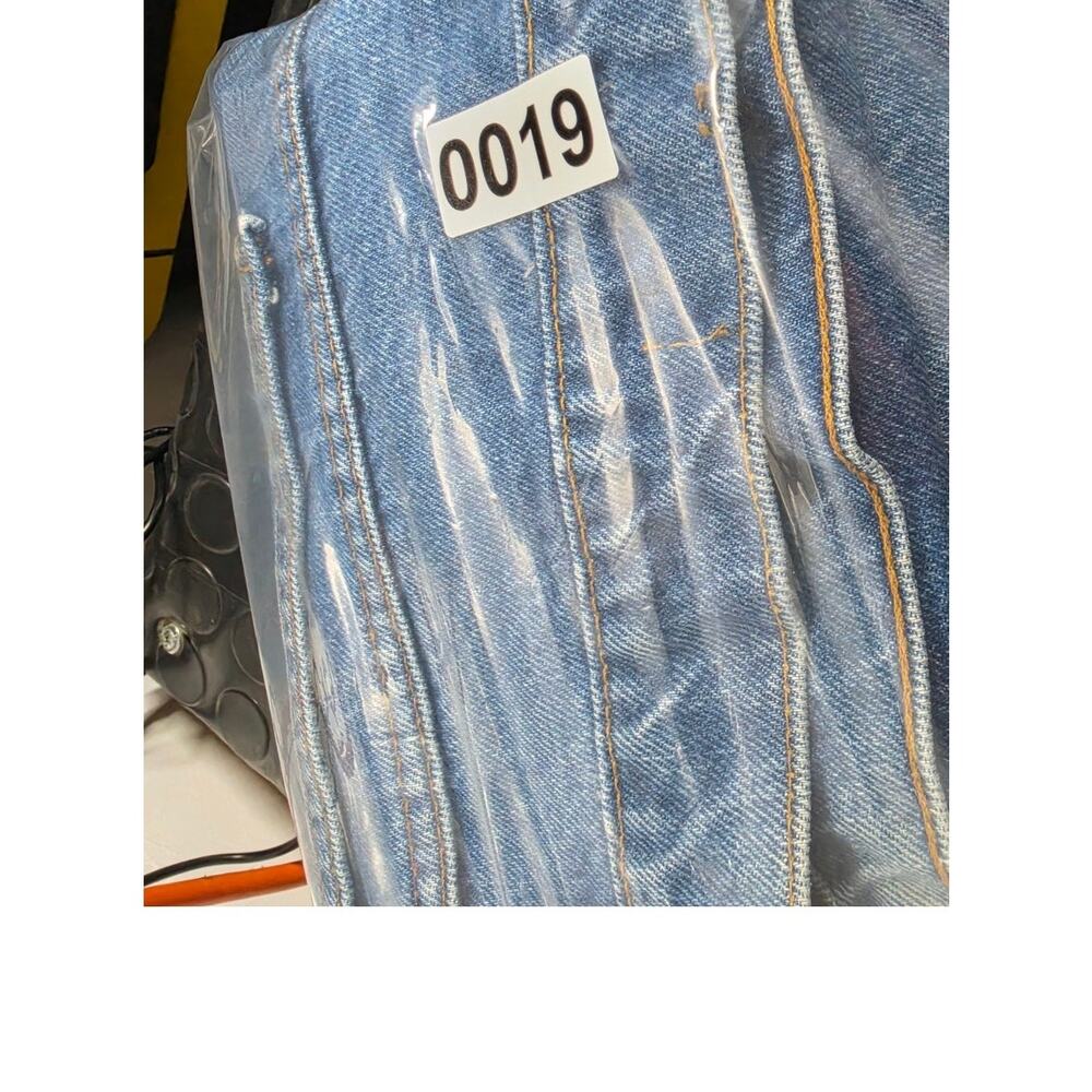 Vintage Levis 20517-0217 517 Jeans 42x30 Blue Orange Tab Bootcut USA 90s Denim - Picture 15 of 15